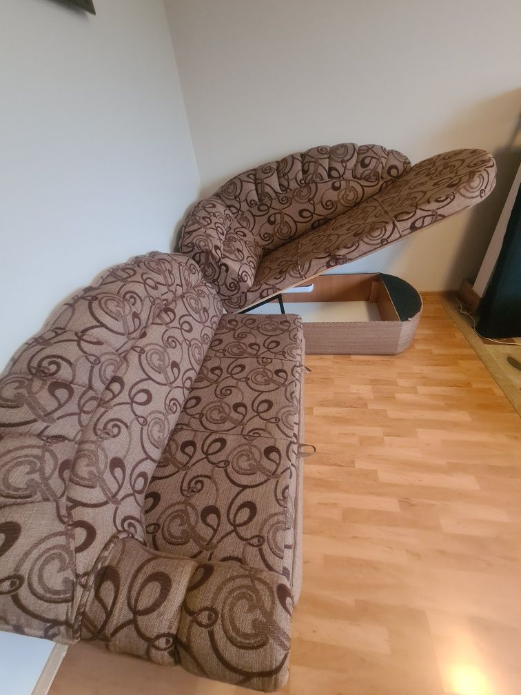 Narożna sofa/łóżko