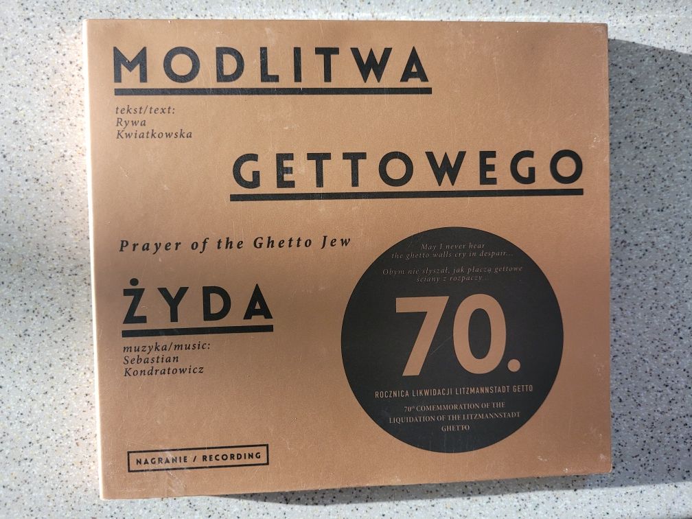 CD Modlitwa gettowego Żyda Koncert 2014 Centrum Dialogu