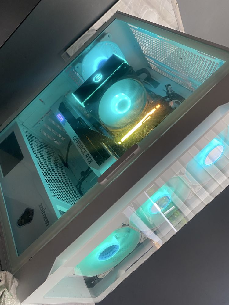 CALY ZESTAW: Komputer Gamingowy 4060TI, Ryzen 5 7500f, fera, led, DDR5