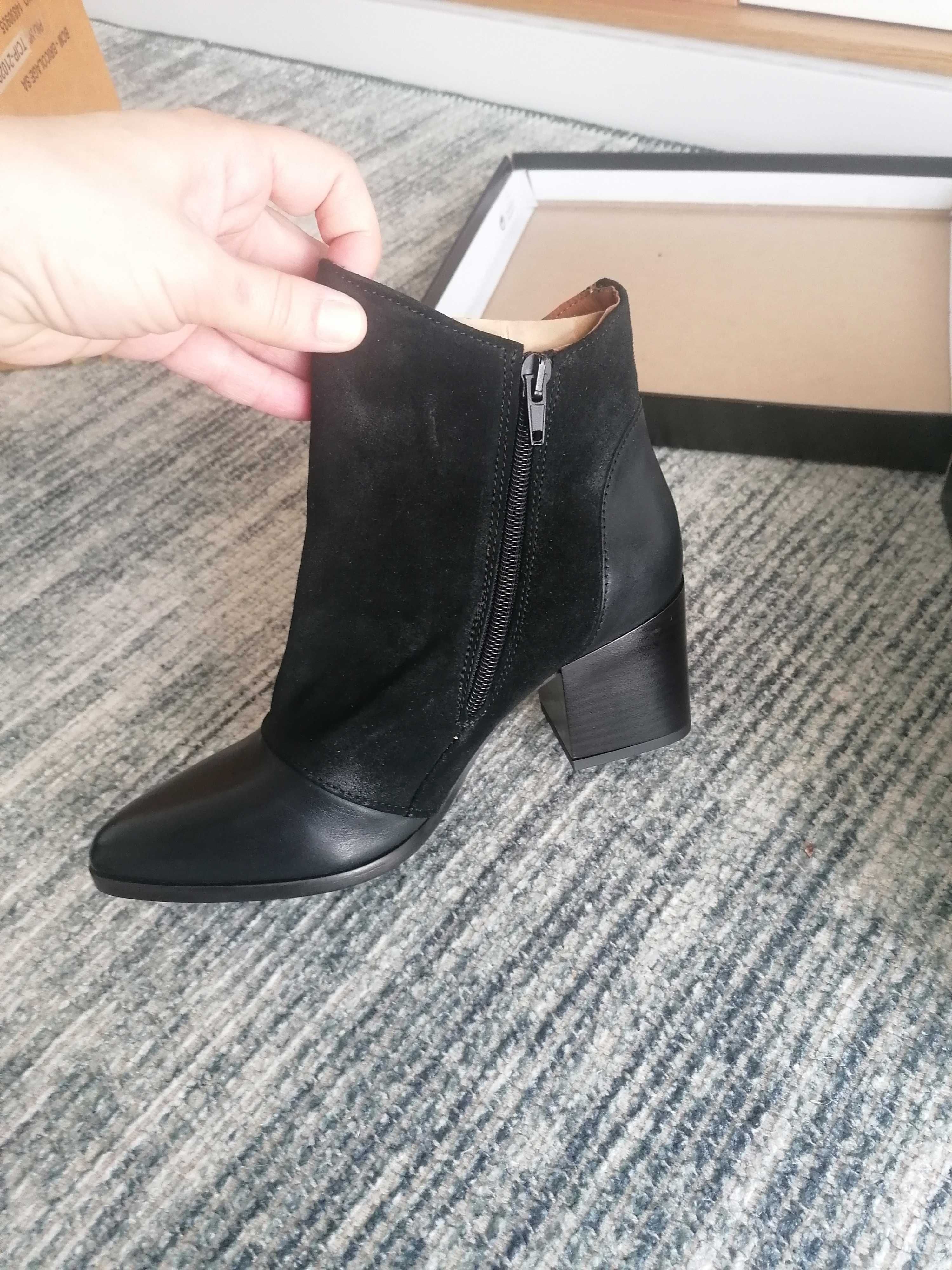 Botas novas pele genuína por dentro e por fora