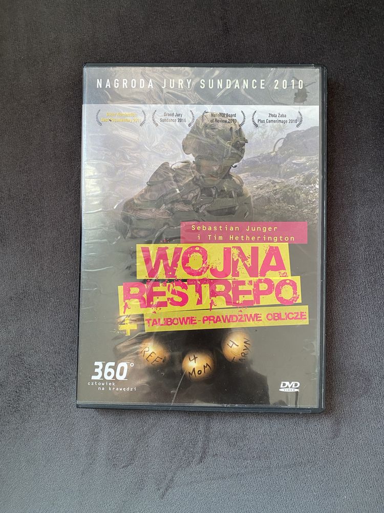 Wojna Restrepo DVD film płyta