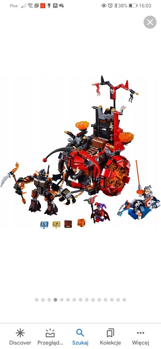 Lego Nexo Knights Pojazd Zła Jestro