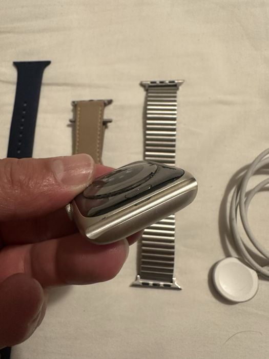 Apple watch serie 8 luz das estrelas 45mm