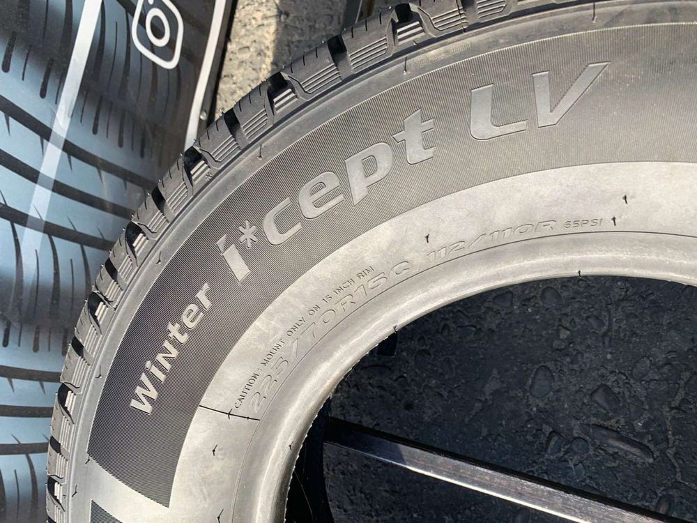 Шини  нові 225/70 R15С Hankook зима  2024 рік