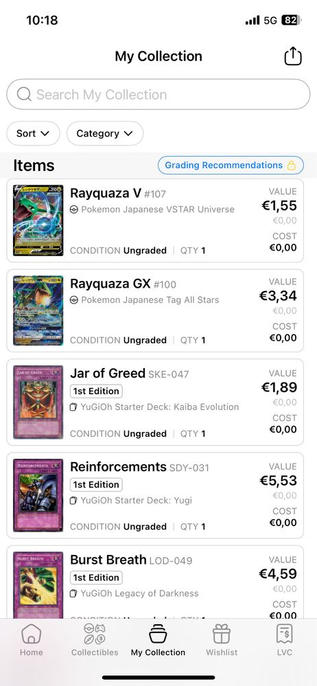 Cartas pokemon e yu-gi-oh