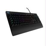 Logitech G213
Ігрова клавіатура з RGB підсвічуванням