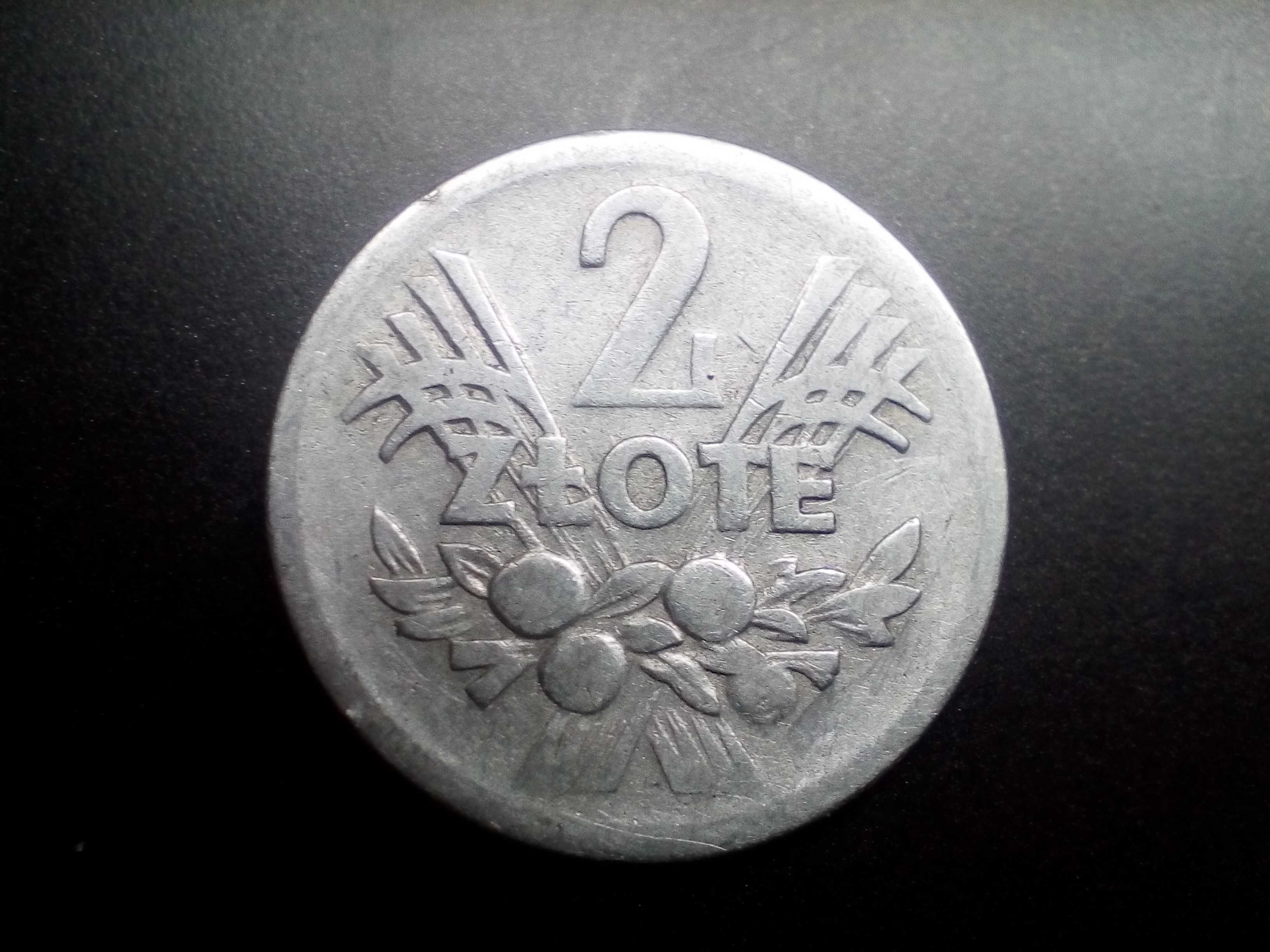 Монета Польши 2 ZL 1958г