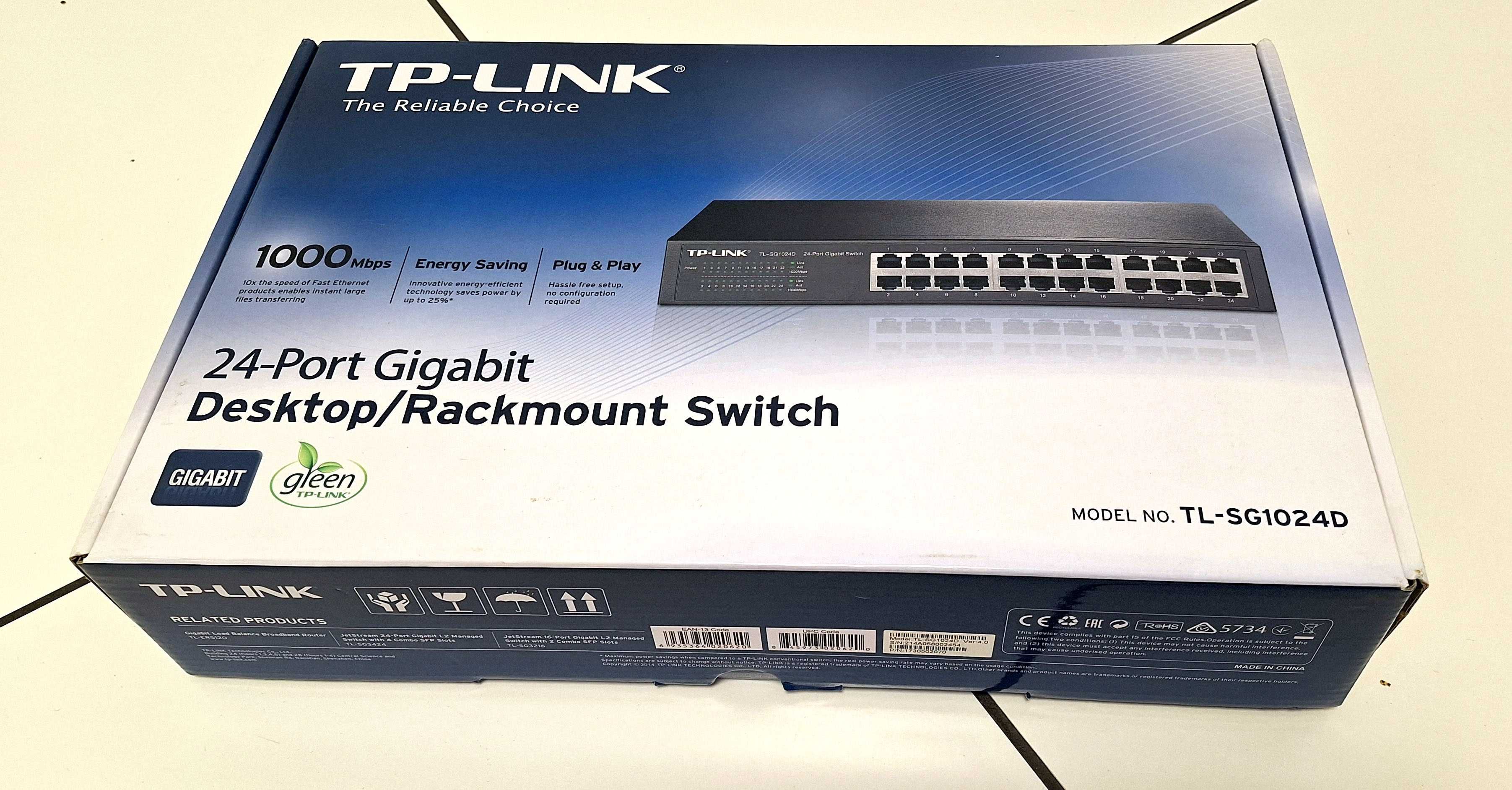 Przełącznik sieciowy switch TP-Link TL-SG1024D