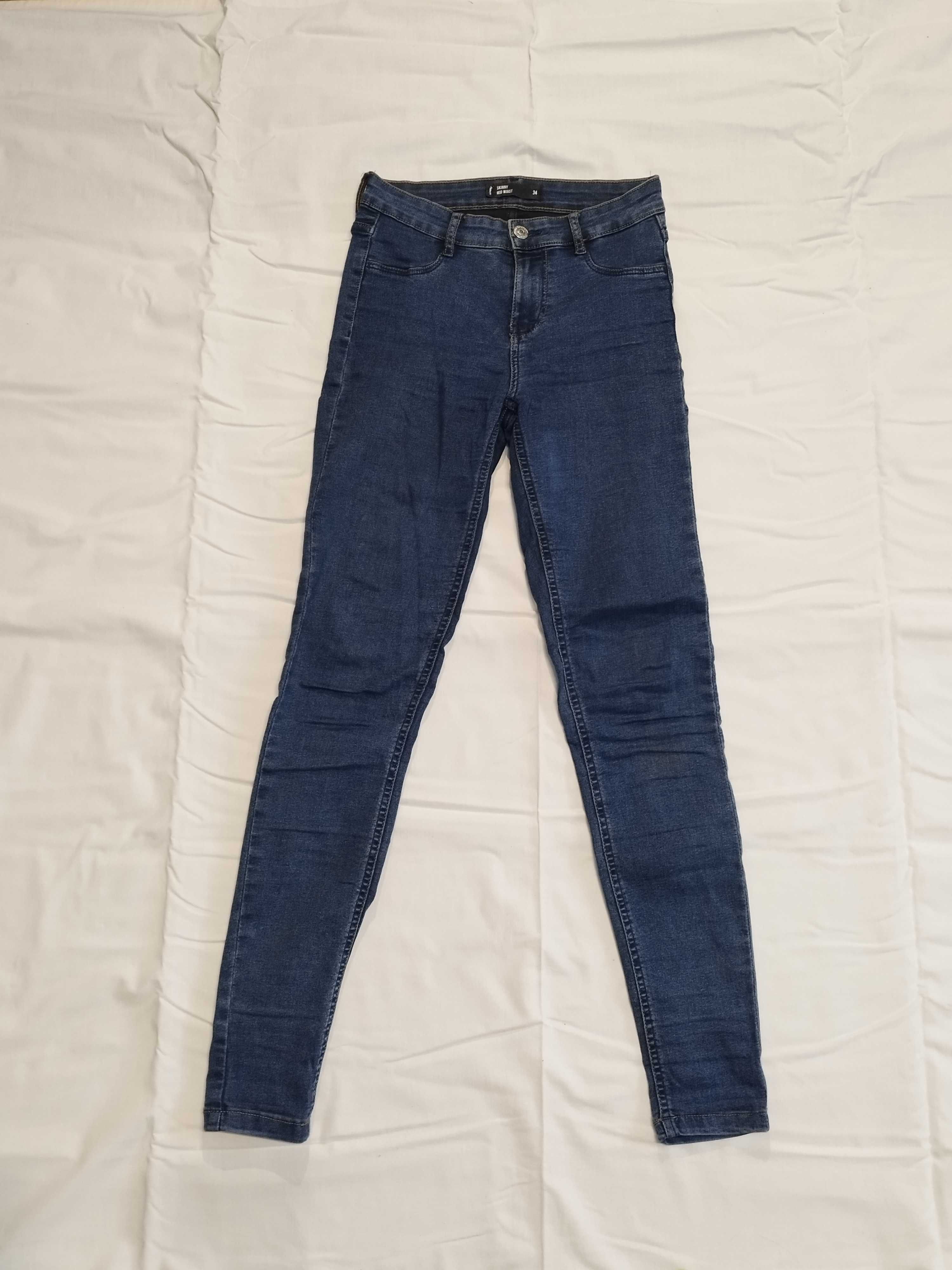 skinny jeans mid waist 34