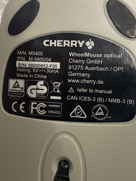 Мишка USB CHERRY M5400 — нові, оригінальні, в наявності 10 шт