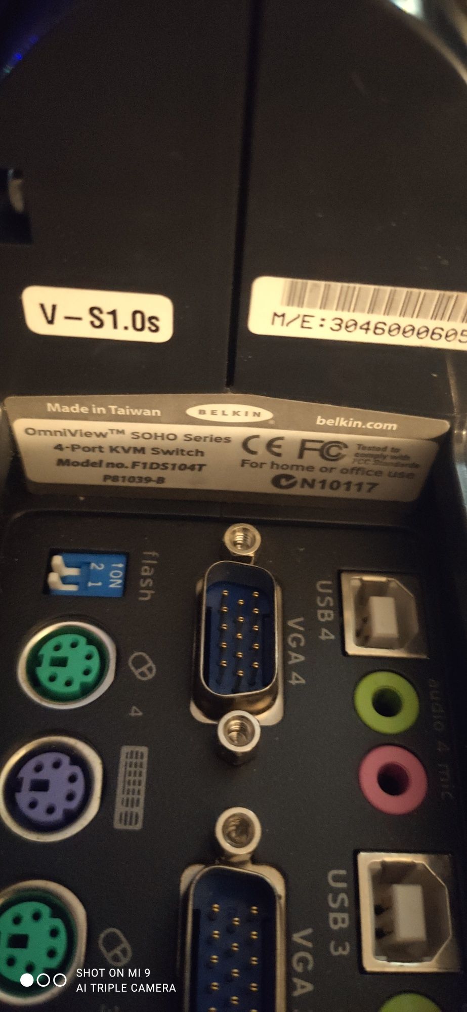 Belkin 4-port KVM Switch