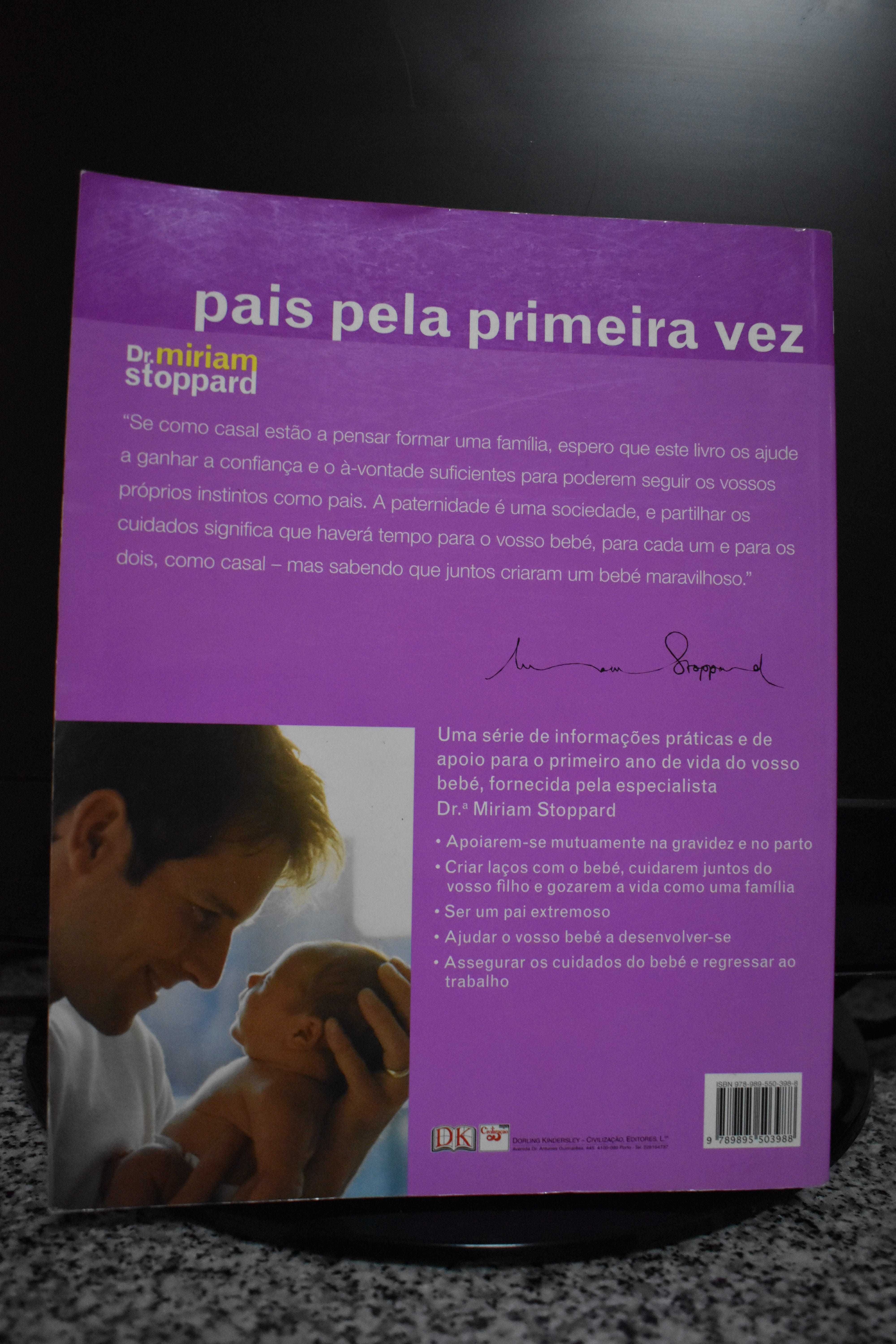 Livro "Pais pela Primeira Vez", de Miriam Stoppard