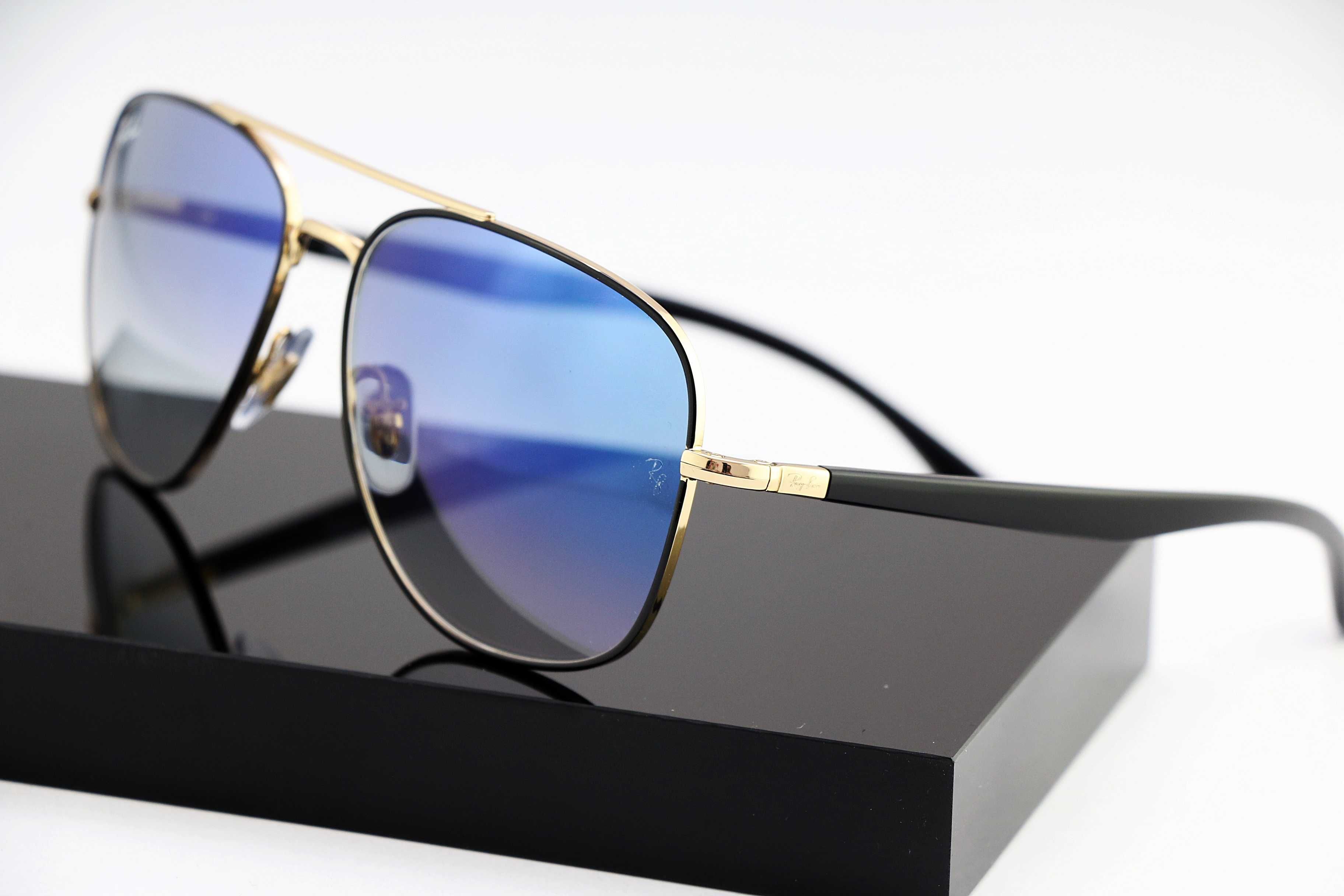 Okular Ray Ban RB3683 Awiatorki z piękną soczewką. Salon Gdańsk