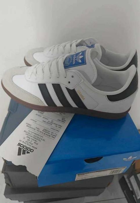 "Buty damskie Trampki"adidas_Samba_OG_Biały R.42