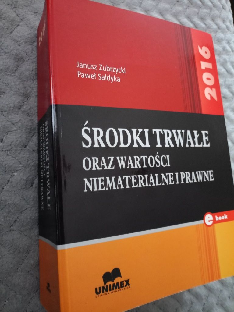 Książka - Środki trwałe oraz wartości niematerialne i prawne