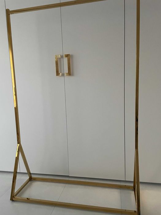 Stojak, wieszak, regał złota stal nierdzewna- wysoka jakość