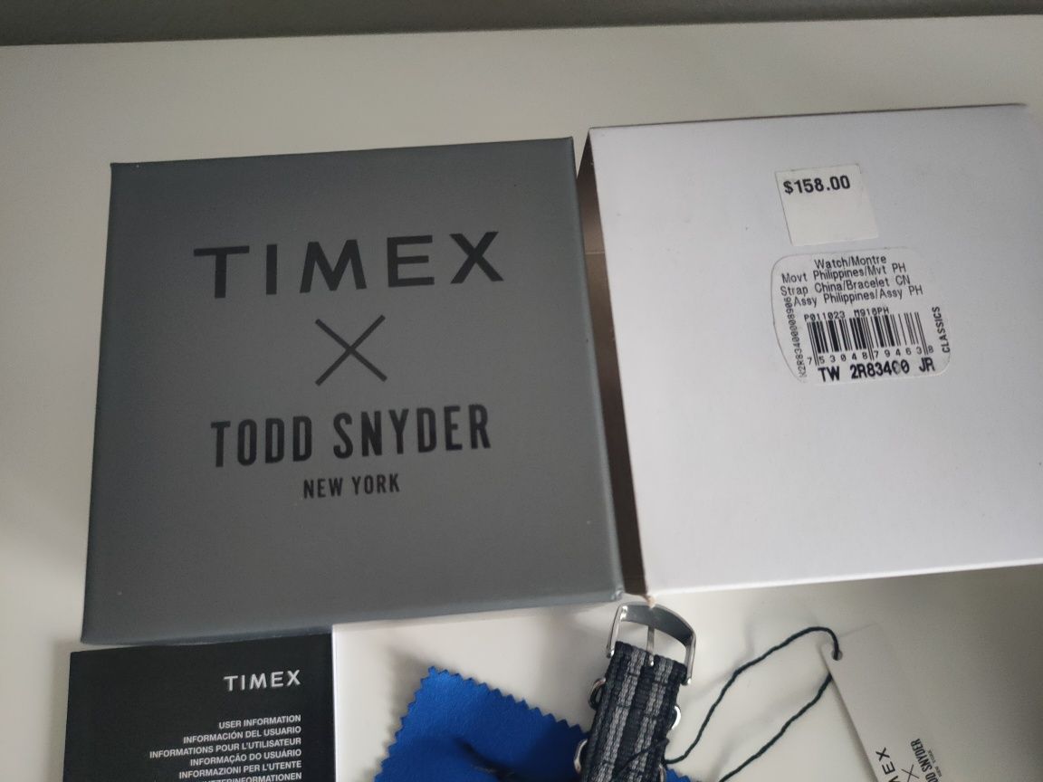 Zegarek Timex TW2R83400 Todd Snyder MS-1