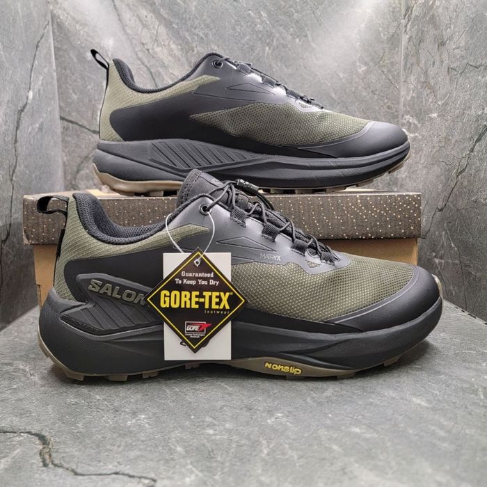SALE! Чоловіче взуття "ХАКІ" Salomon Genesis GORE-TEX. Саломон 41-46