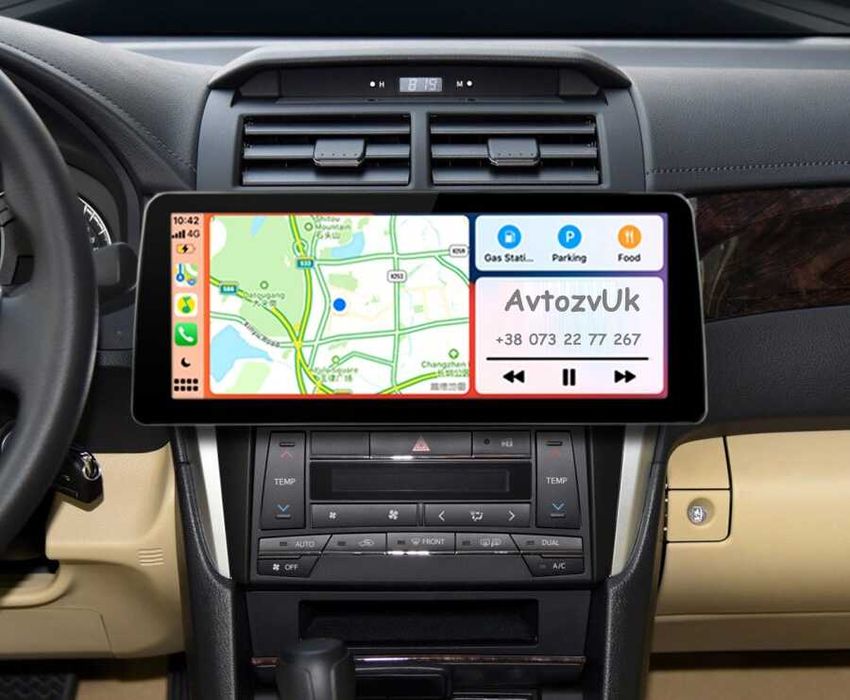 Магнитола CAMRY 55 USA Toyota 40 50 70 2 din CarPlay Кемри Android 14