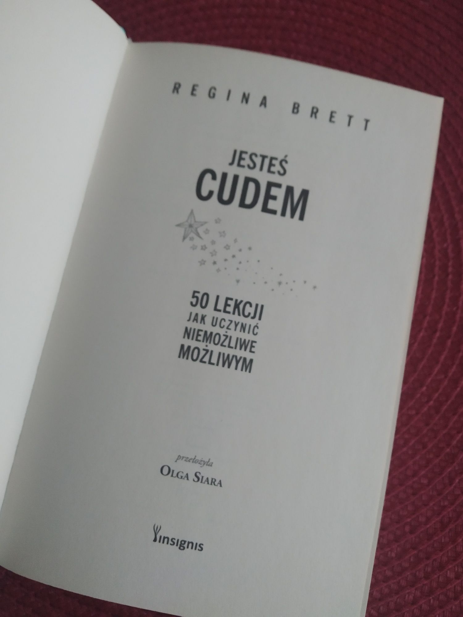 Regina Brett Jesteś cudem