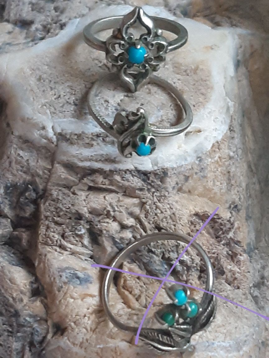 Старинные колечки, бижутерия СССР