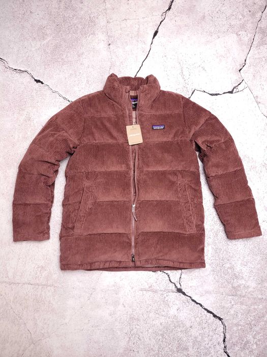 Patagonia Cord Fjord Organic Coat Kurtka Puchowa Damska Puffer Down