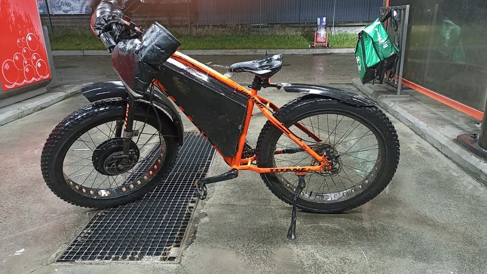 Електровелосипед фетбайк 50км/г 100км запас ходу