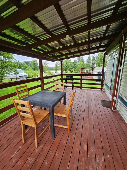 Dom nad Jeziorem Okrągłe, własna plaża, pomosty, ka