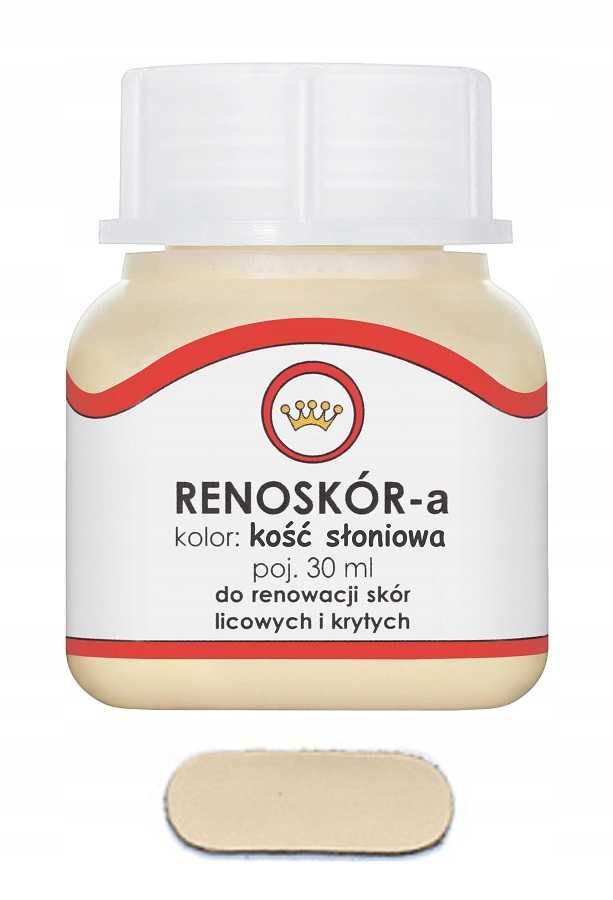 RENOSKÓR FARBA do Skóry Kość Słoniowa 30ml