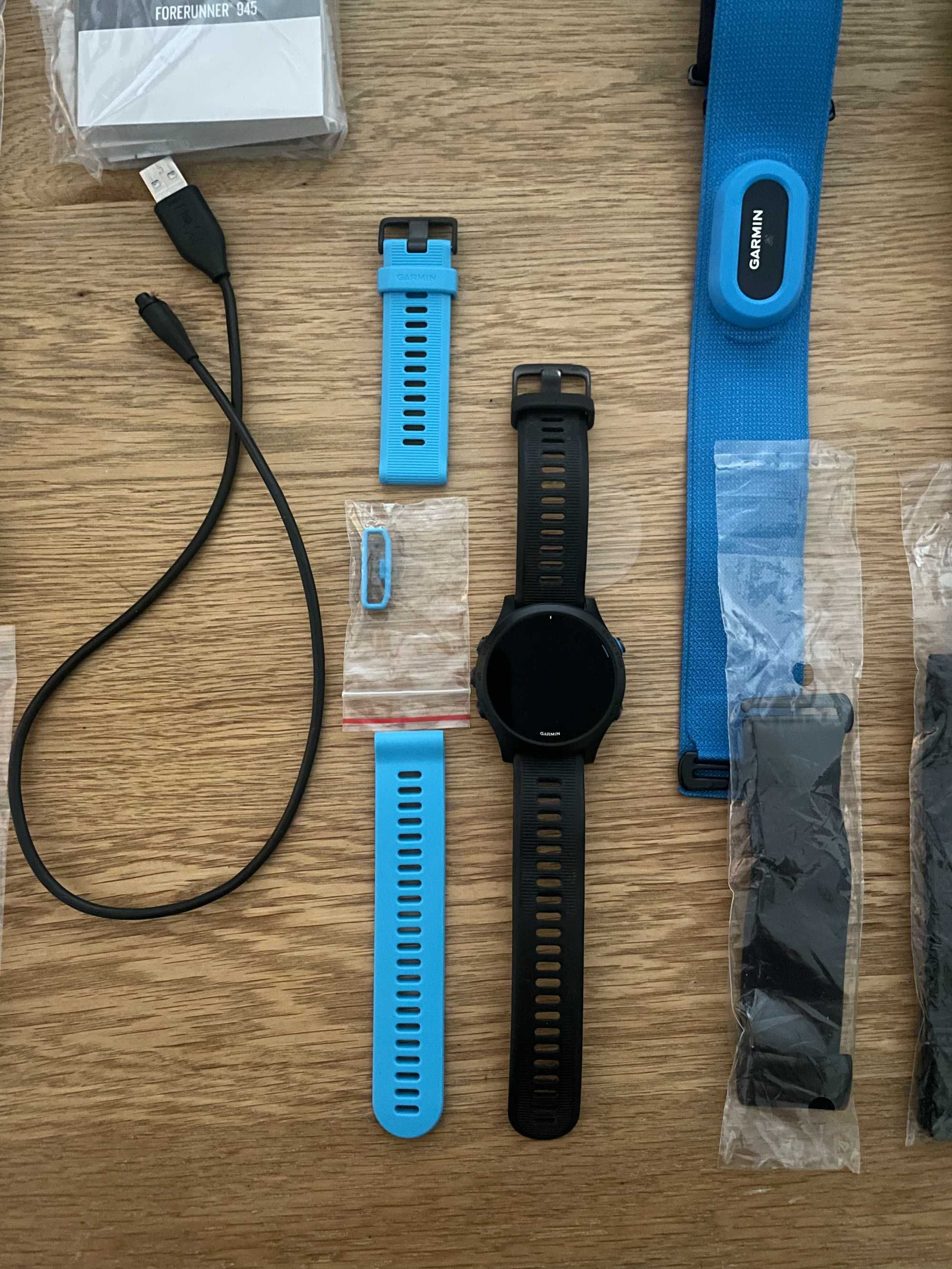 Zegarek sportowy Garmin Forerunner 945 Triathlon Bundle [010_02063_11]