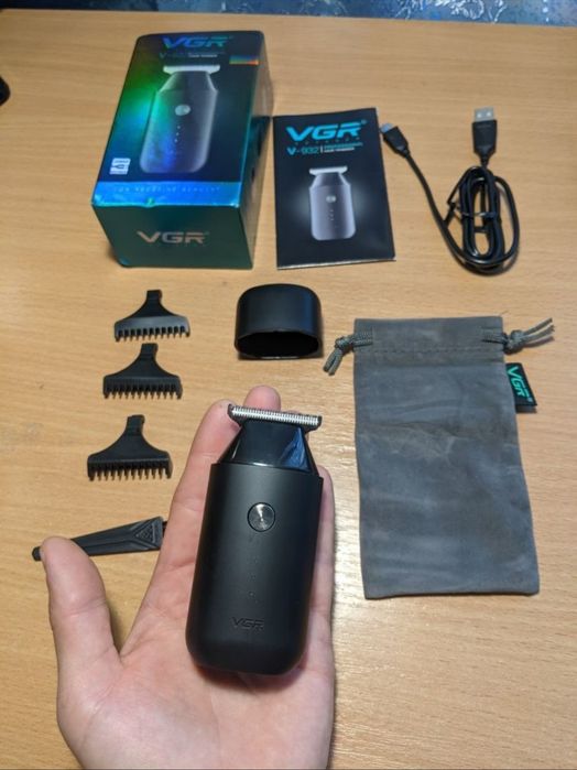 Машинка для стрижки/тример з акумулятором VGR V-932