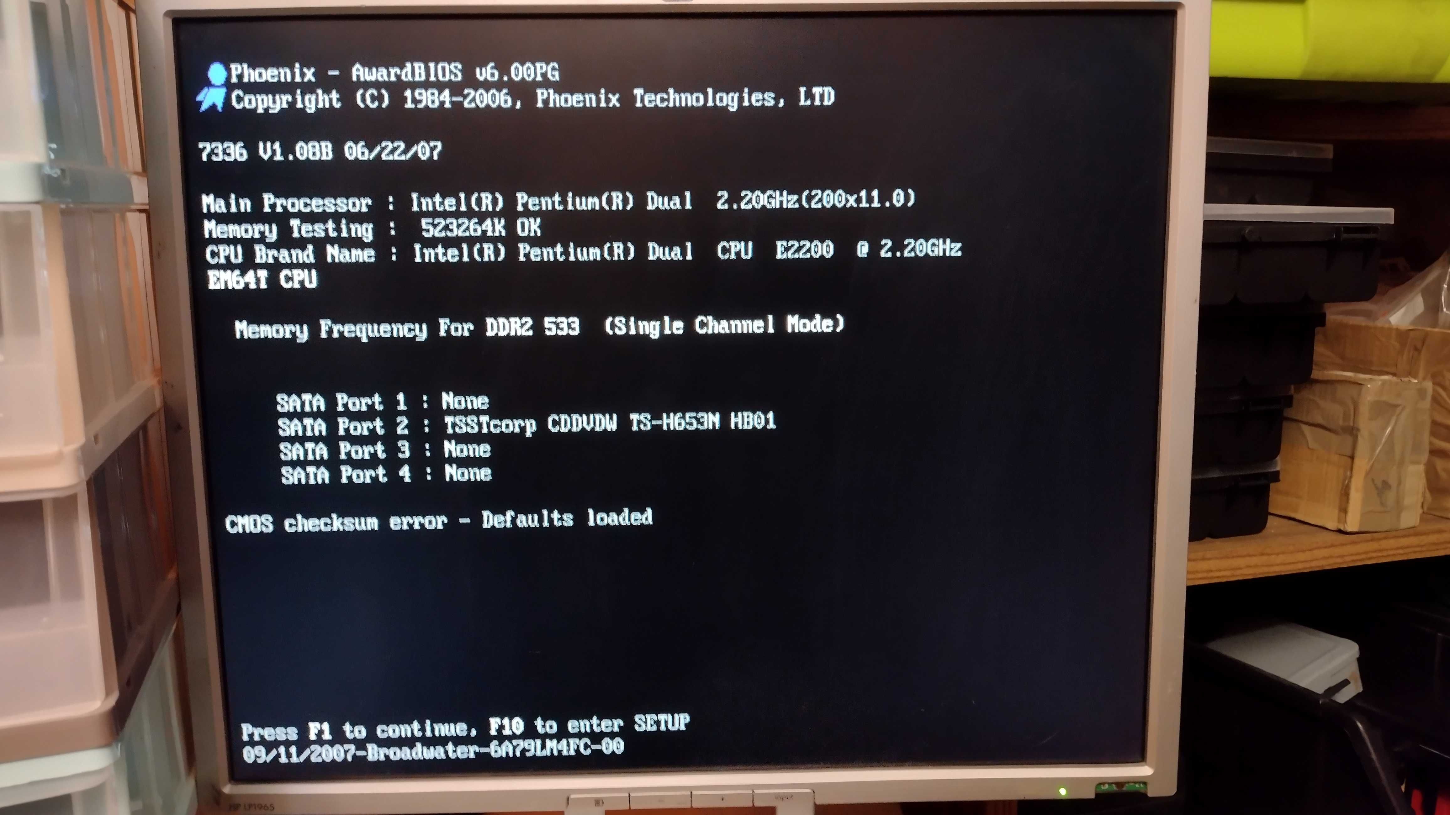 Sprawna Płyta Główna MS-7336 (HP Compaq DX2300) + CPU E2200 LGA775