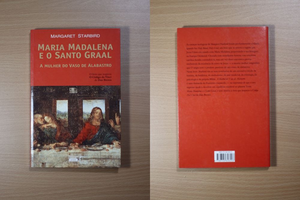 Pack 3 Livros usados inspirados no livro "O Código Da Vinci" (PT)