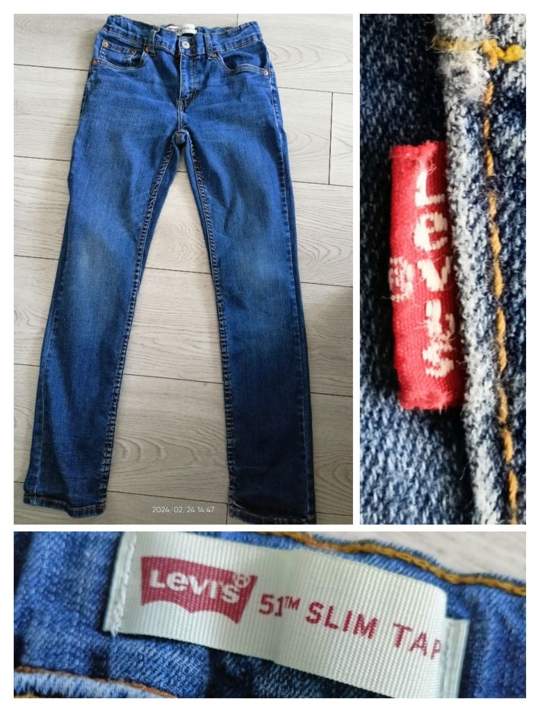 Levis spodnie jeansy Levi's