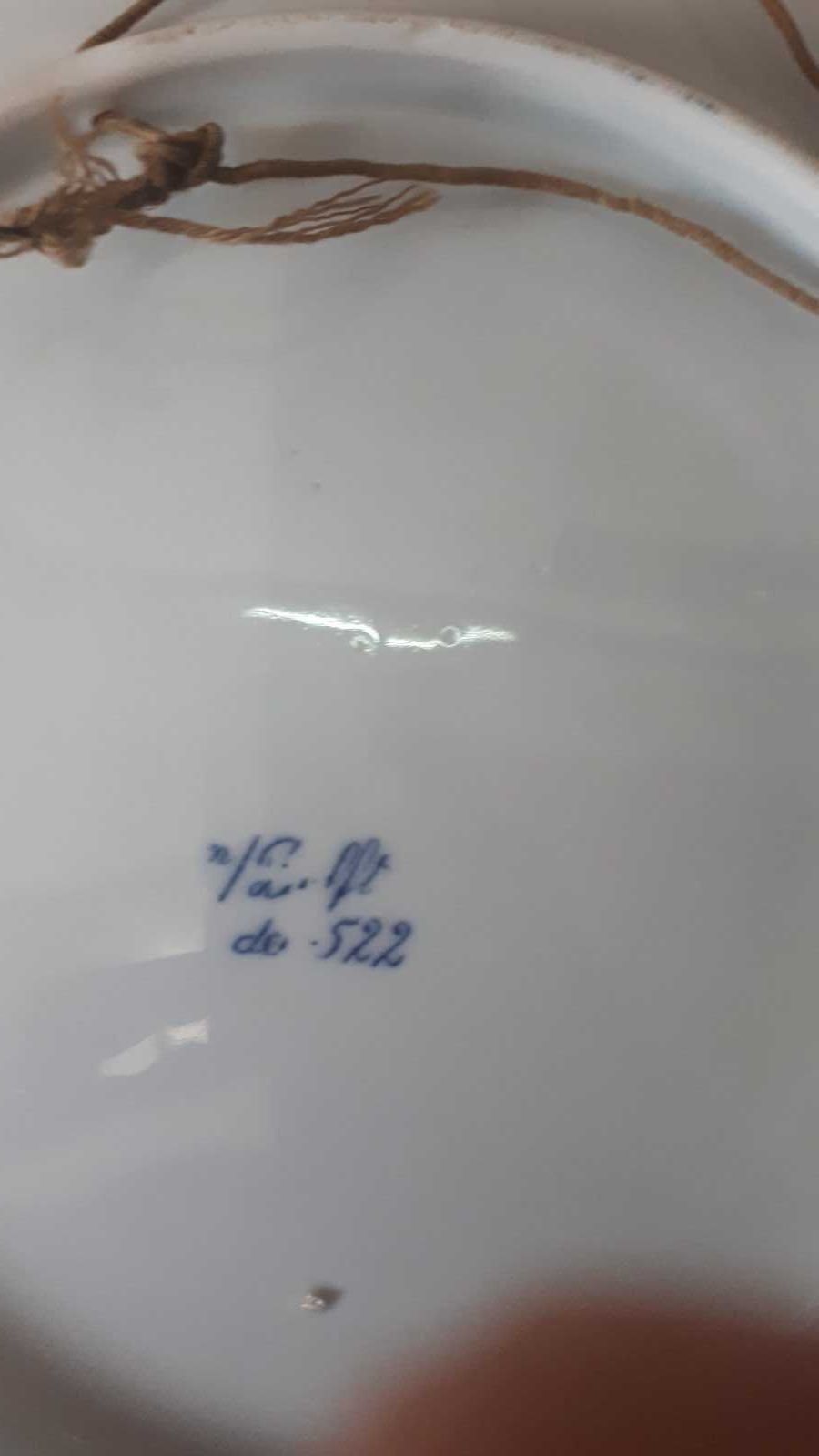 Антикварная коллекционная тарелка Delft, BOCH, Societe Ceramique