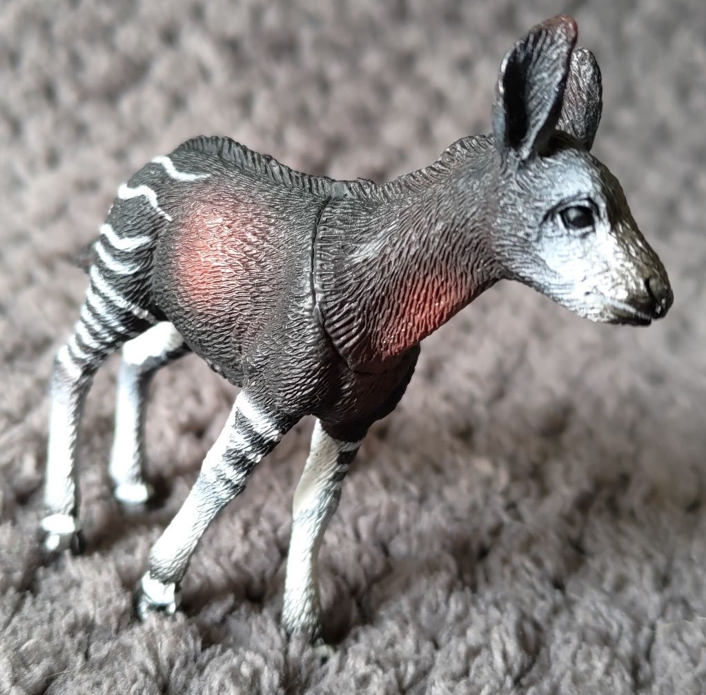 ZOO zwierzęta okapi leśne figurka z tworzywa