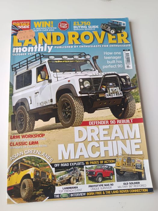 Revistas land rover cada 4 por 5 euros