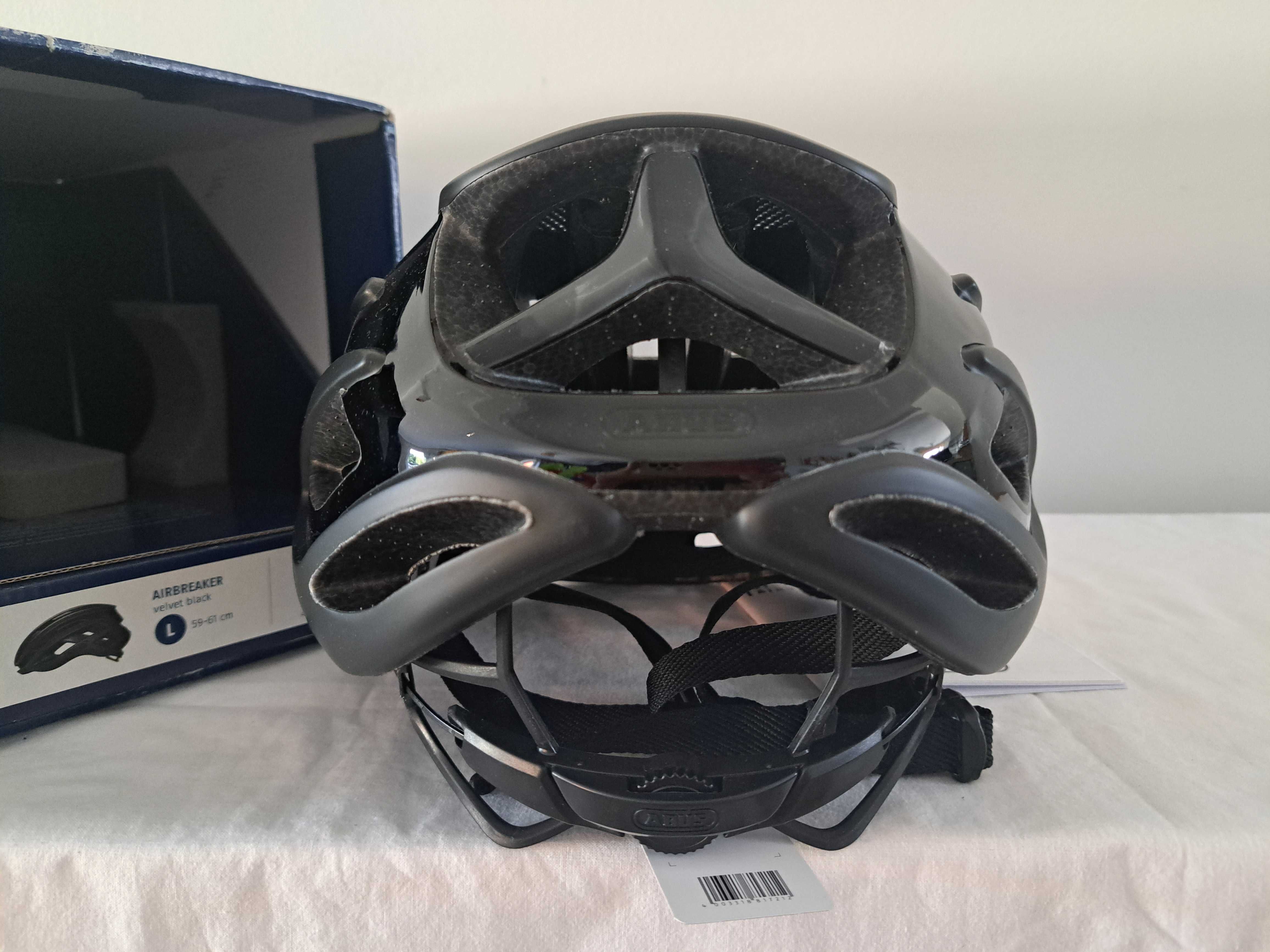 Kask rowerowy szosowy Abus AirBreaker Velvet Black L 59-61cm