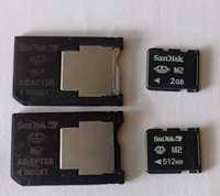 Sony Memory Stick (M2) 2GB, 512MB для PSP, Sony Ericsson та камер Sony