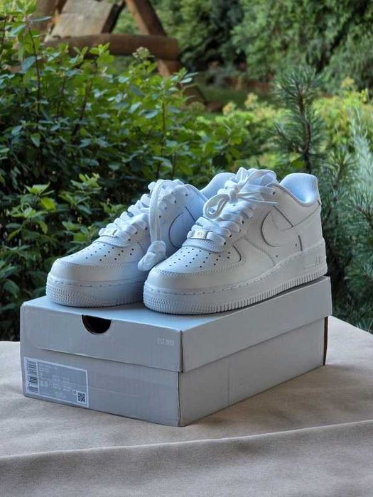 Buty meskie Mokasyny Nike_Air_Force_1_Low_'07_White R.45