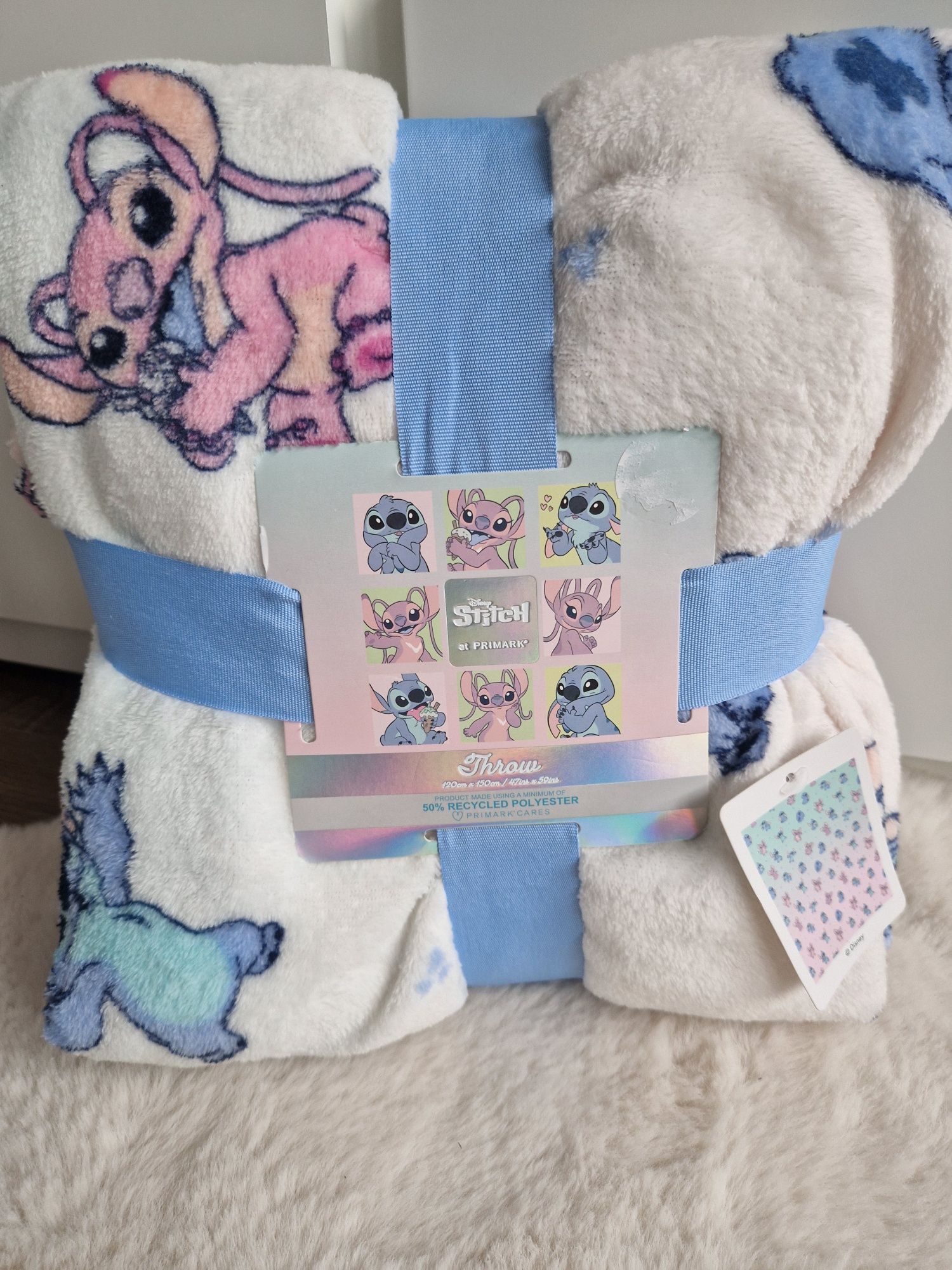 Super koc polarowy Disney Stitch and Angel Primark
