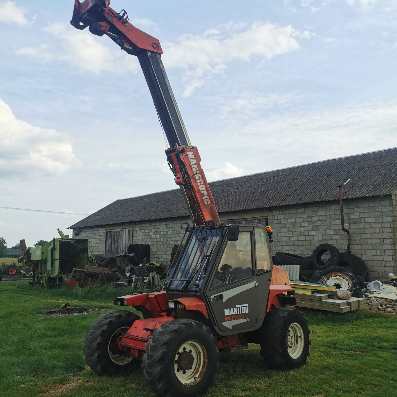 Ładowarka teleskopowa Manitou MLT 523 nie merlo 628 oryginał z Belgi