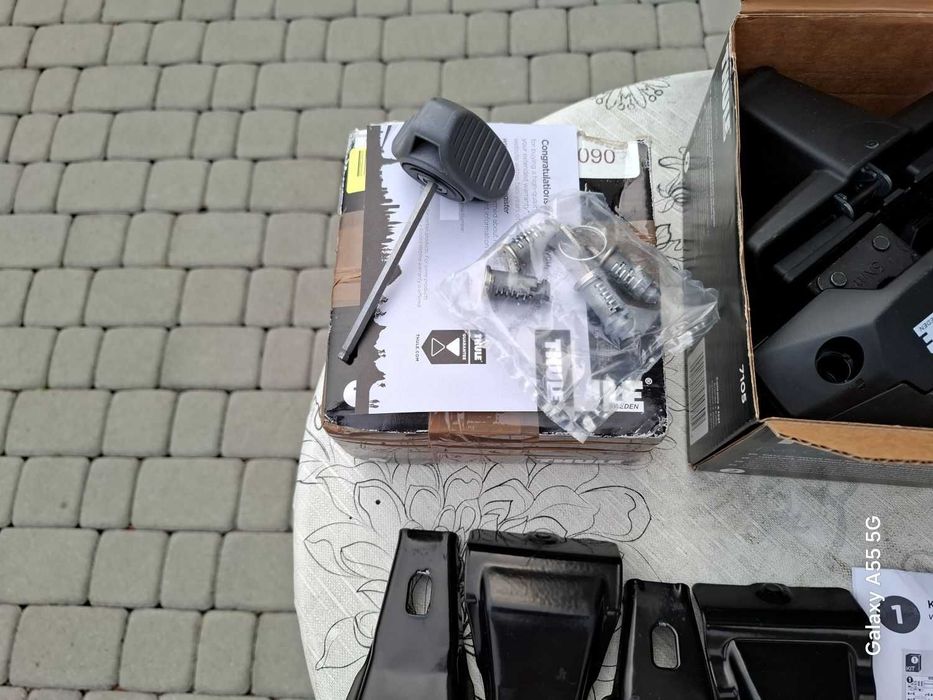 Nowe Stopy Thule 7105 Kit 5090 Volvo V40 Hatchback Bagażnik Dachowy