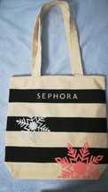 Saco de lona pano - tote bag - Sephora - NOVO SELADO