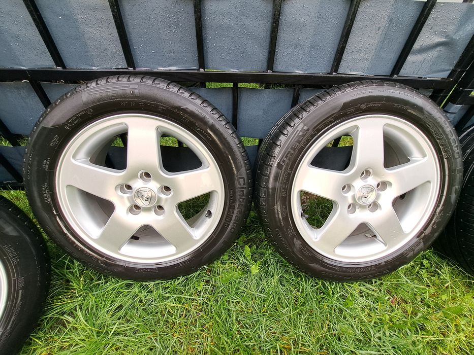 Alufelgi Aluett 16 5x112 Opony Lato 16" 205 55 Pirelli  5,80mm Audi