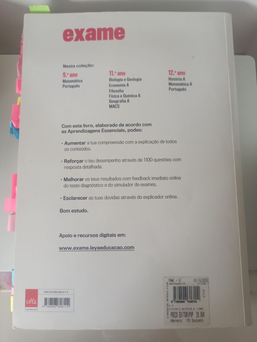 Livro preparação Exame Física e Química A 11°ano