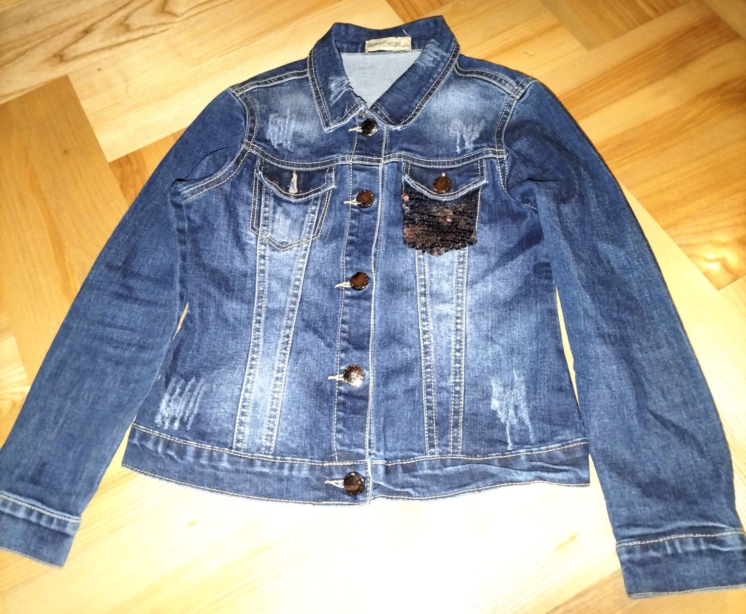 Bluza dziewczęca jeansowa