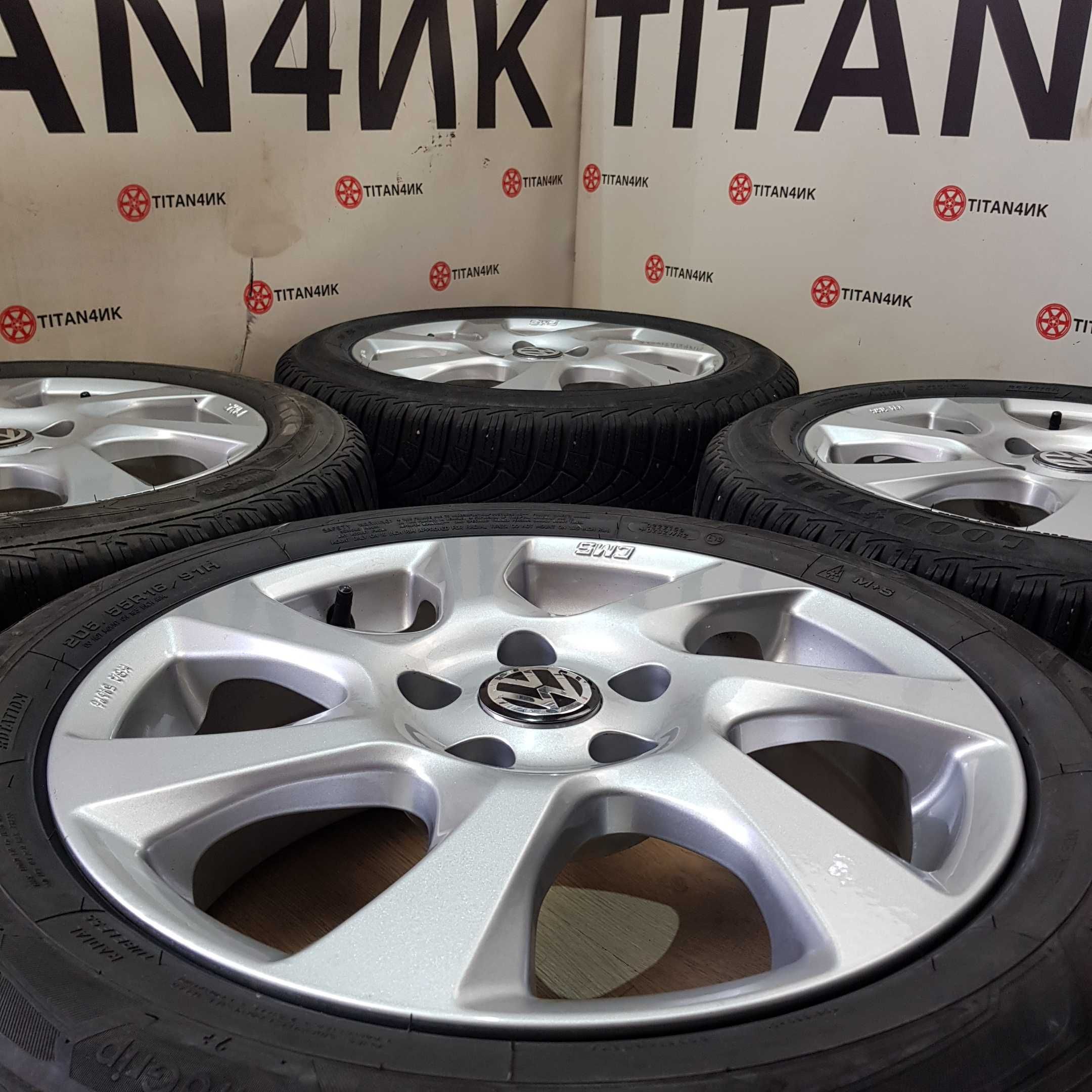 Диски Р16 VW 5x112 Caddy Golf Passat Jetta Touran Skoda Octavia Superb
