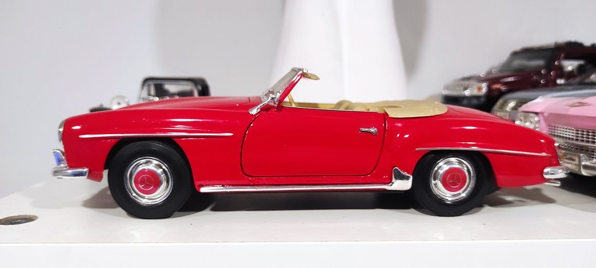 1/18 Mercedes 190 sl Maisto carro coleção miniatura