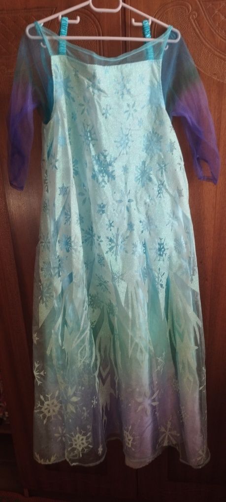 Довге плаття сукня платье Эльза Frozen Фрозен Ельза